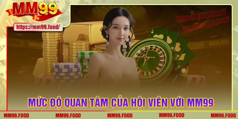 Mức độ quan tâm của người dùng dành cho nhà cái mm99